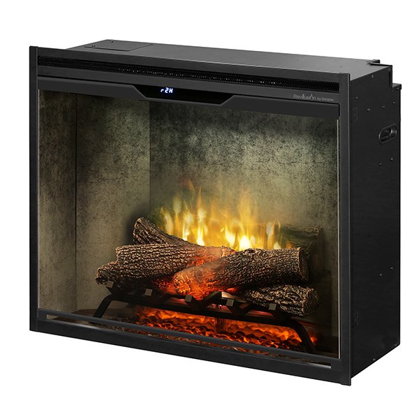 New Dimplex Revillusion 30 inch Built-in Electric Firebox w/ Glass and Plug Kit