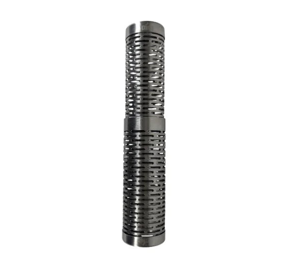 Green Mountain Grills Thin Blue Smoker Tube in stainless steel, expandable from 11-18 inches, infuses rich wood-fired flavor into meals for up to 3-5 hours.