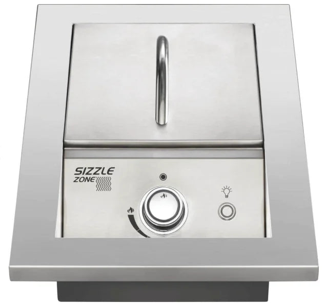 Napoleon Built-in 700 Series Single Infrared Burner - High-heat infrared burner reaching temperatures up to 1,800°F for searing steaks and creating caramelized crusts with precision.