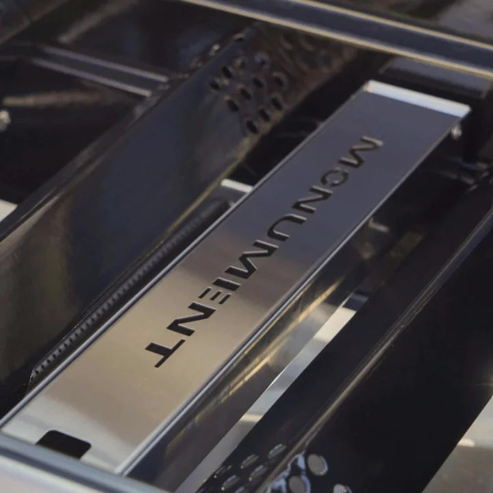 Monument Grills Stainless Steel Smoker Box (Model A007) - premium 430-grade stainless steel smoker box for adding rich, smoky flavor to grilled meats and vegetables with ease.