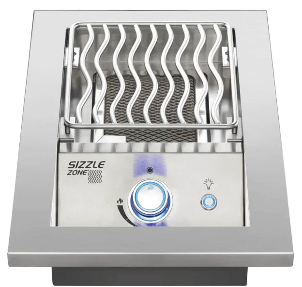 Napoleon Built-in 700 Series Single Infrared Burner features premium stainless steel construction, infrared heat up to 1,800°F, and easy-to-use propane gas ignition for intense searing of steaks with perfect crusts.