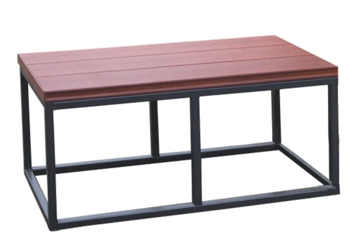 Cal Metro Spa Surround Bench - Modular seating module available in 36" or 77" lengths for flexible, reconfigurable layouts near American Spas, featuring durable construction and low seating height for comfortable perching.