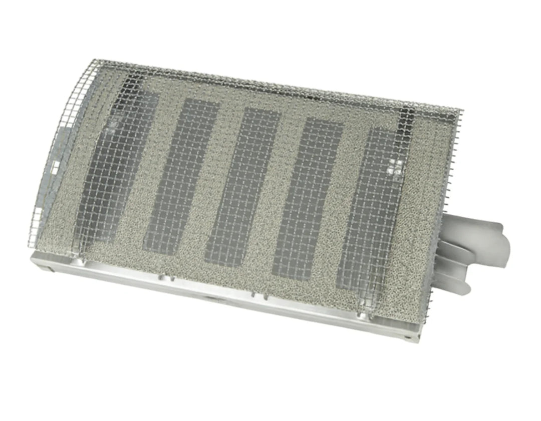 Broilmaster Infrared Sear Burner for G Series Stainless Grills, delivers intense 18,000 BTU heat for searing perfection, infrared technology locks in juices and enhances flavors, stainless steel construction ensures durability.