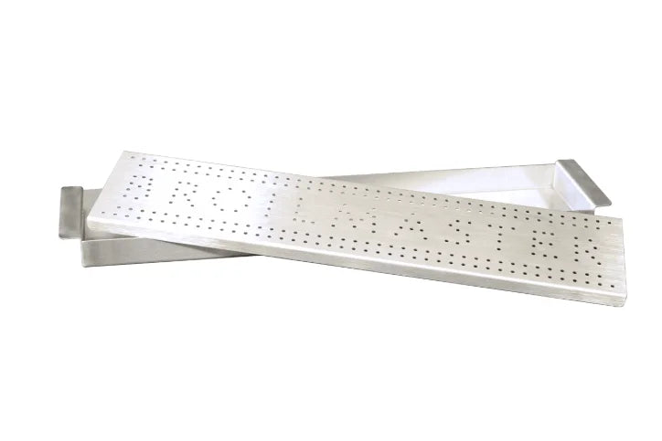 Broilmaster G Series Smoker Tray - Durable 304 stainless steel construction with perforated lid distributes even smoke for authentic barbecue flavor, ideal for enhancing meats, poultry, seafood, and vegetables.