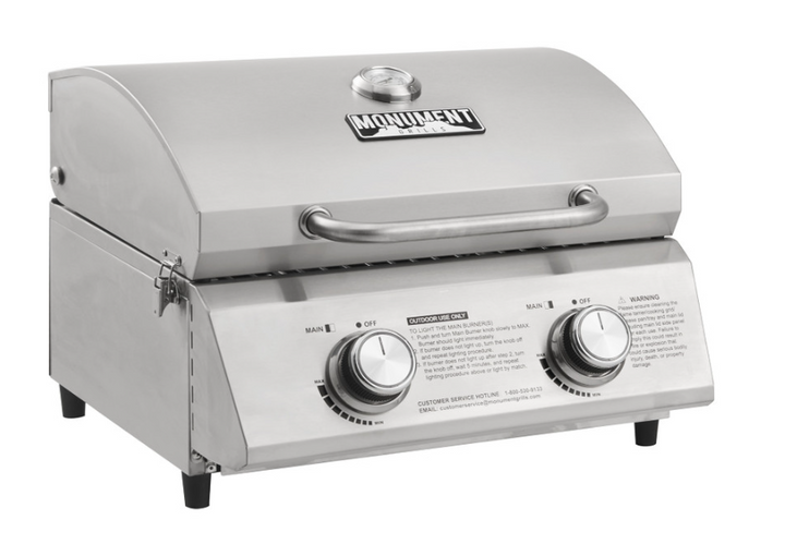 Monument Grills "13742" 2-Burner Tabletop Gas Grill - Classic Series