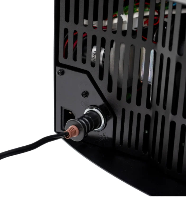 TREK PRIME 2.0 WiFi Smart Pellet Grill, compact, portable wood-fired grill for outdoor adventures, features 12-volt direct power, hybrid chamber design and WiFi smart control.