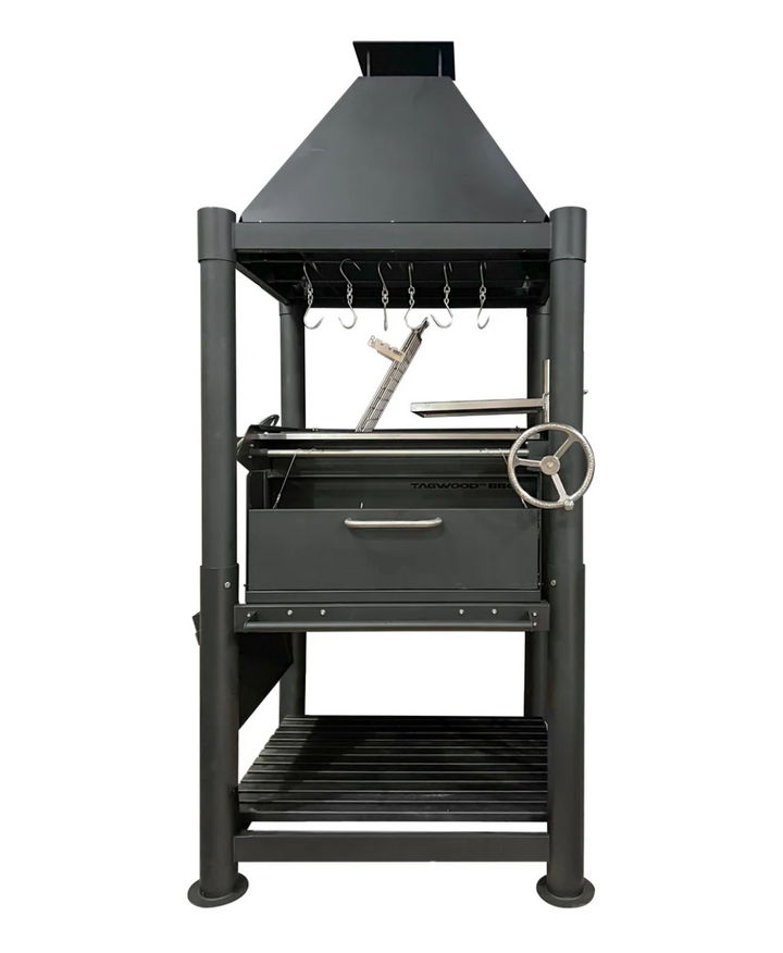 Tagwood "The Beast" Santa Maria Style Grill - Black