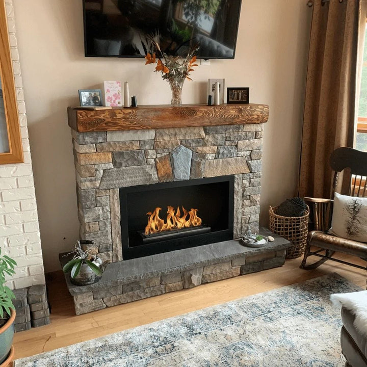 The Bio Flame 38” Remote Control Burner, Ethanol Fireplace