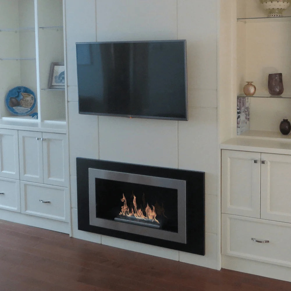 The Bio Flame Lorenzo 45-inch Built-in/wall Mounted Ethanol Fireplace