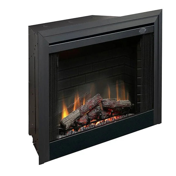 Dimplex BF Deluxe Built-in Electric Firebox/Fireplace with lifelike LED flames, pulsating embers, and fan-forced heater for supplemental heat in rooms up to 400 sq. ft.