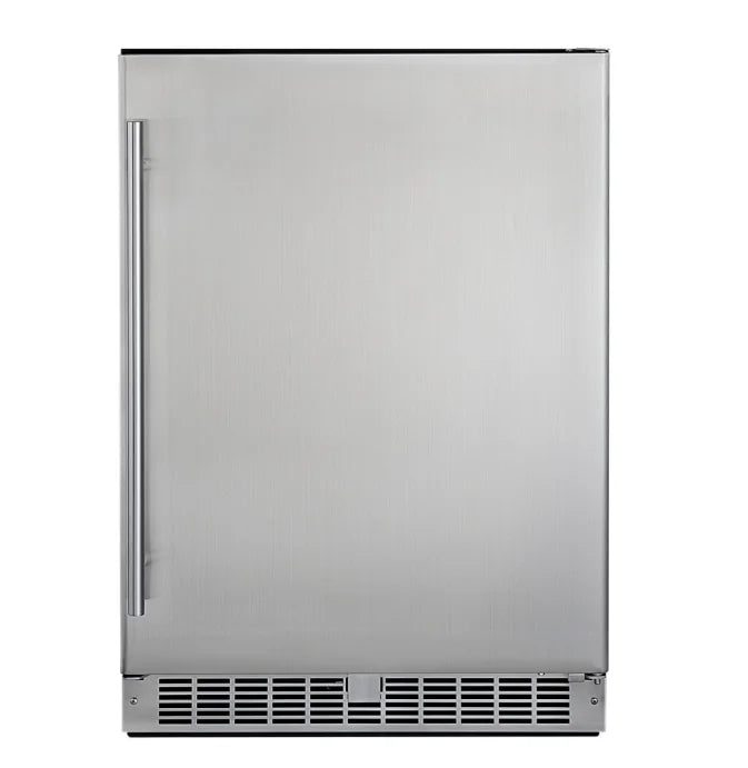 Napoleon Premium Outdoor Stainless Steel Fridge - Crafted from 304-grade stainless steel for durability and weather resistance in outdoor environments.