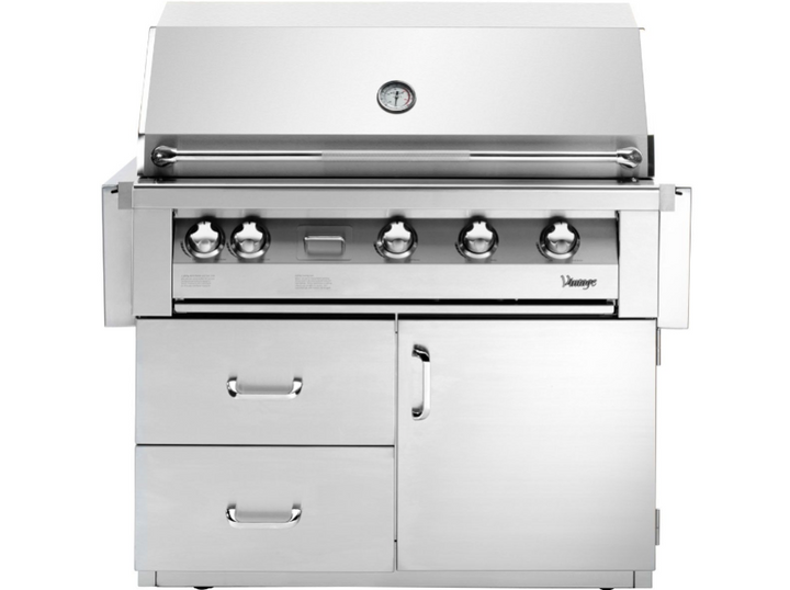 Vintage Grills 42" Freestanding Gas Grill on Deluxe Cart