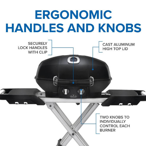 Napoleon TravelQ® PRO 285X  Portable Gas Grill with Scissor Cart