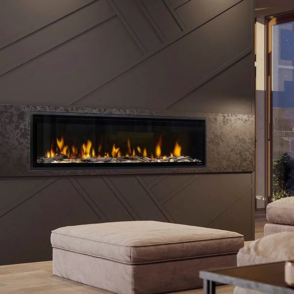 Dimplex 60" Ignite Evolve Built-in Electric Fireplace featuring Multi-Fire XD technology, flameless glass front, and customizable lighting.