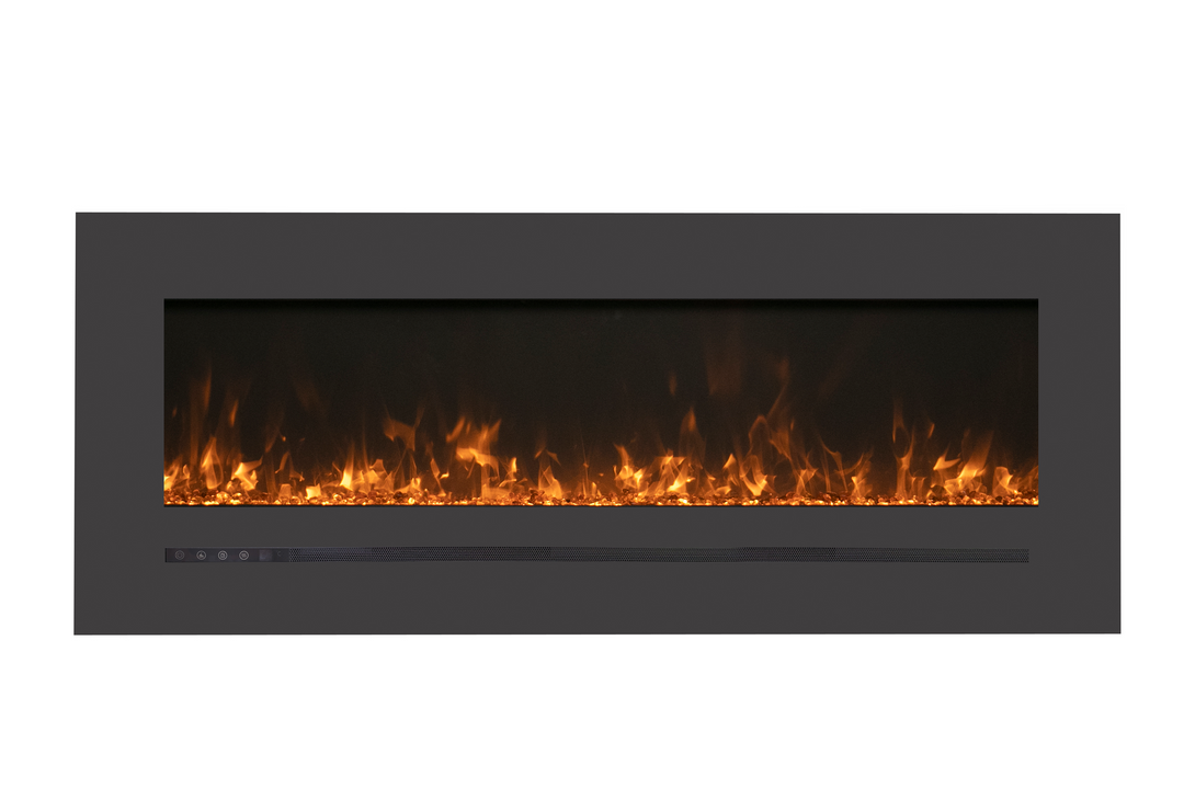 Sierra Flame - WM-FML-STL Linear Electric Fireplace