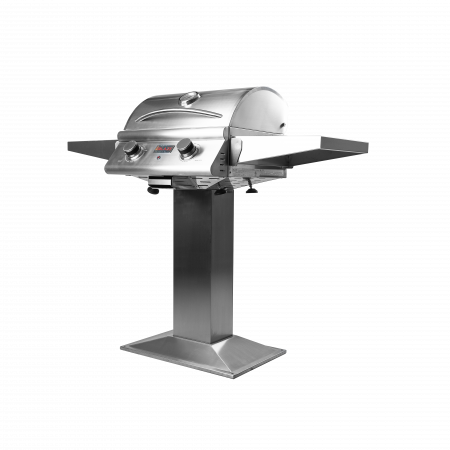 Blaze- Electric Grill On Pedestal W/ Side Shelves - BLZ-ELEC-21