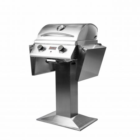 Blaze- Electric Grill On Pedestal W/ Side Shelves - BLZ-ELEC-21