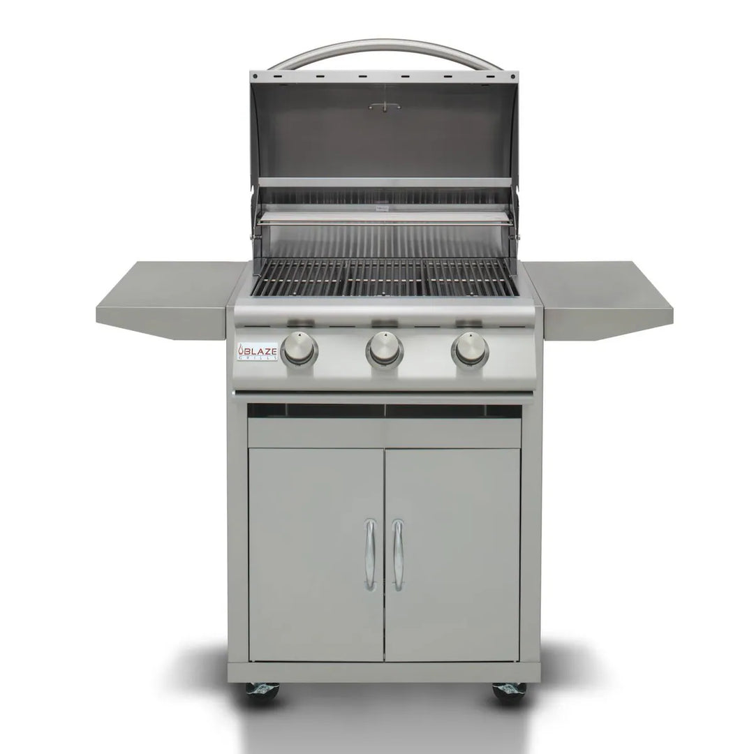 Blaze Freestanding Prelude LBM 25-Inch 3-Burner Gas Grill - BLZ-3LBM-LP/NG