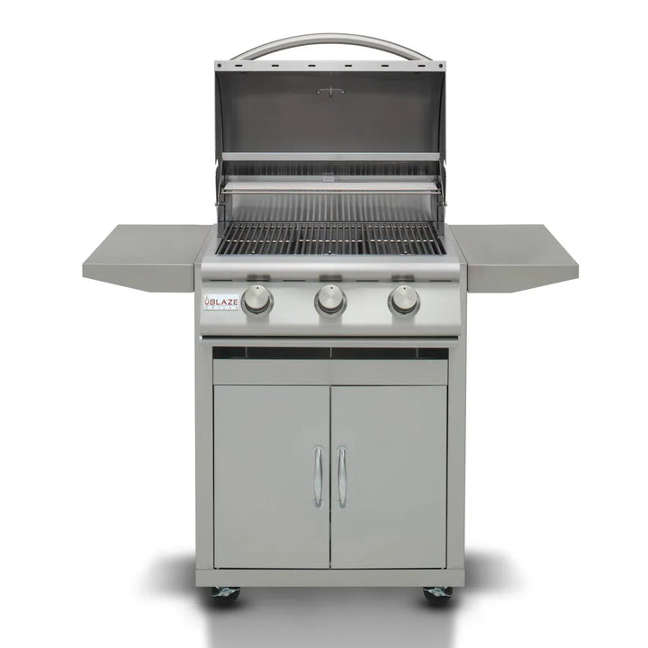 Blaze Freestanding Prelude LBM 25-Inch 3-Burner Gas Grill - BLZ-3LBM-LP/NG