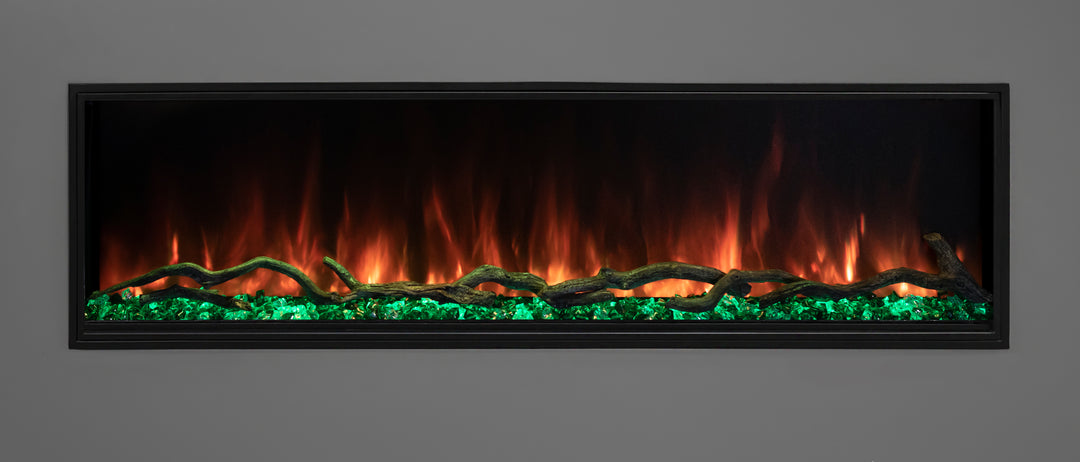 Modern Flames Landscape Pro Slim 56" Built In Linear Electric Fireplace