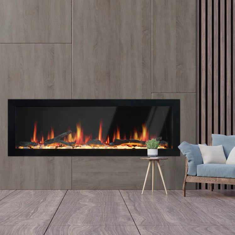 Litedeer Latitude II 48" Seamless Wall Mounted Electric Fireplace Wifi Smart with App - ZEF48X