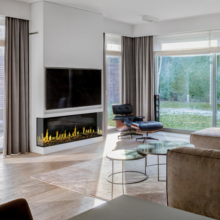 Modern Flames Orion Multi 76" Heliovision Virtual Multi-View Built-In Electric Fireplace