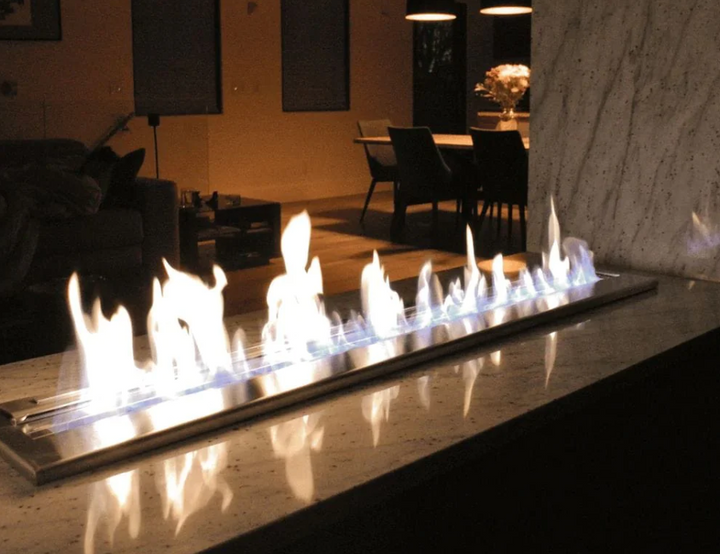 The Bio Flame 84” Remote Control Burner, Ethanol Fireplace