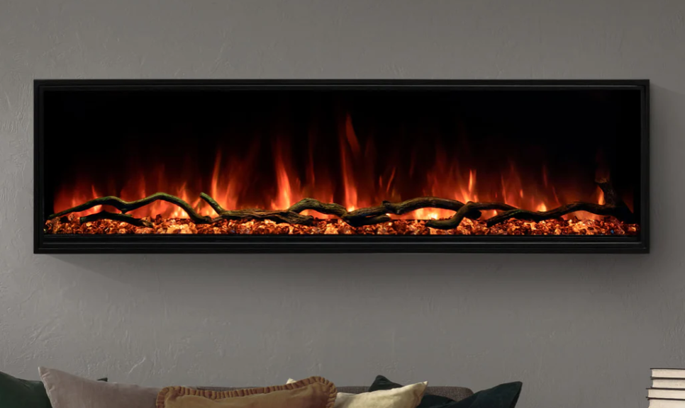 Modern Flames "Landscape Pro Slim" Smart Electric Fireplace, Size 80"