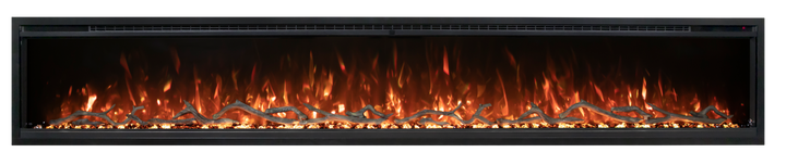 Modern Flames Spectrum Slimline Built-in/wall Mounted Electric Fireplace, Sizes: 50"-100"