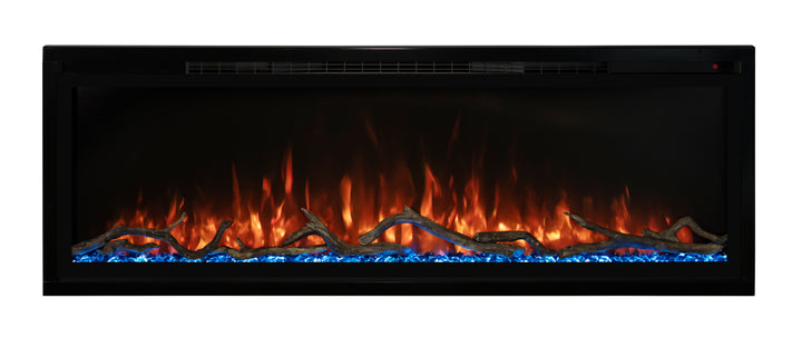 Modern Flames Spectrum Slimline Built-in/wall Mounted Electric Fireplace, Sizes: 50"-100"