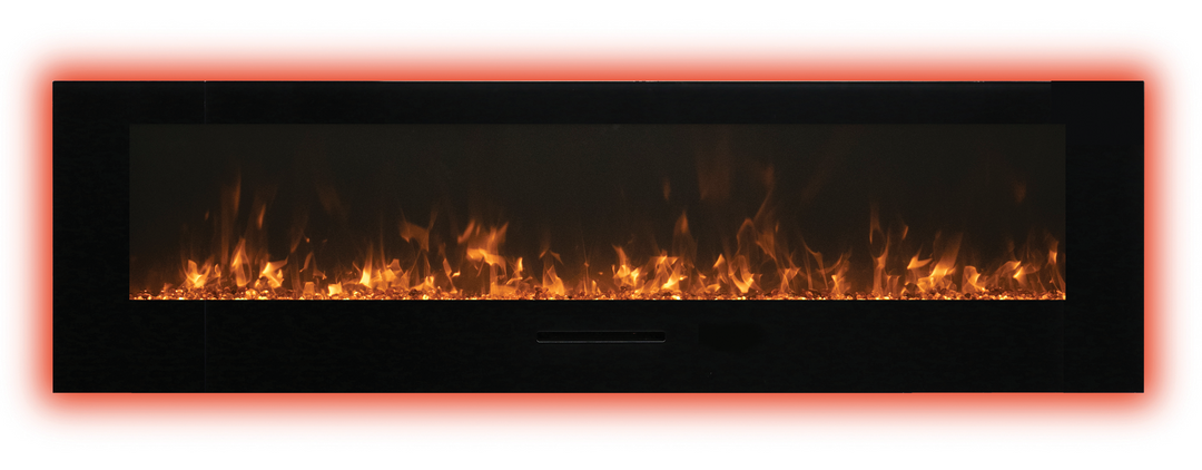 Amantii - WM-FM-BG wall mount Electric Fireplace