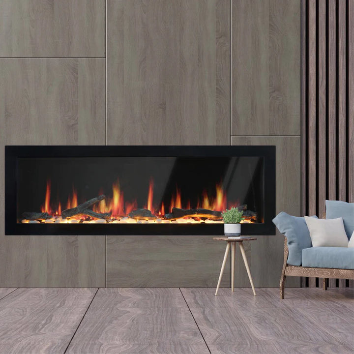 Litedeer Latitude II 58" Wall Mounted Electric Fireplace with App - ZEF58V