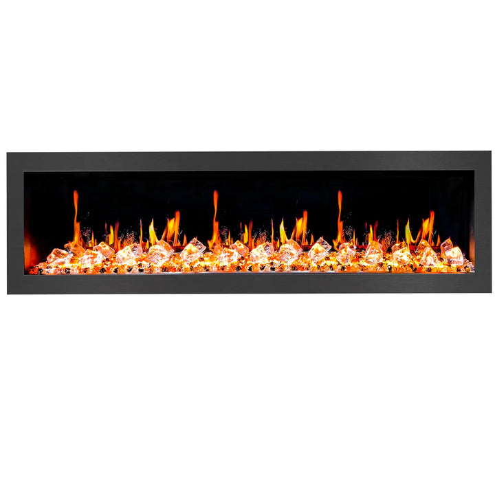 Litedeer Latitude II 58-in Smart Control Electric Fireplace Wifi Enabled - ZEF58VC