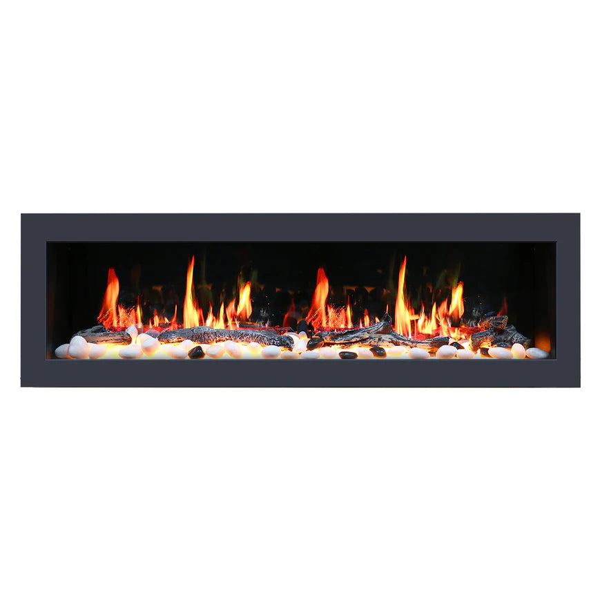 Litedeer Latitude II 68" Smart Wall Mounted Electric Fireplace with App - ZEF68X