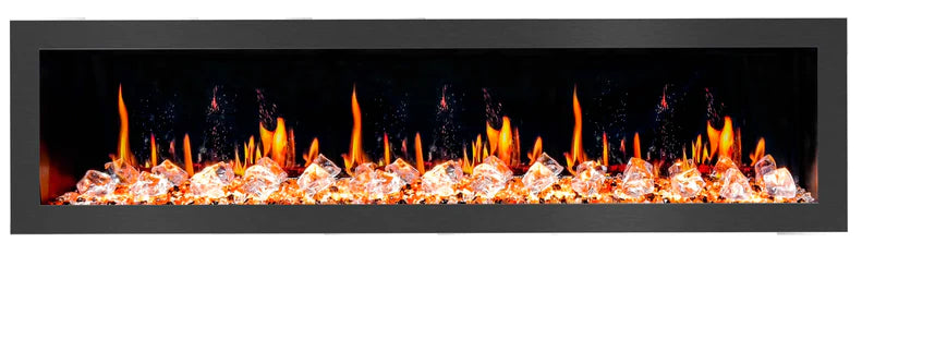 Litedeer Latitude ll 78-in Smart Control Electric Fireplace with App- ZEF78VC