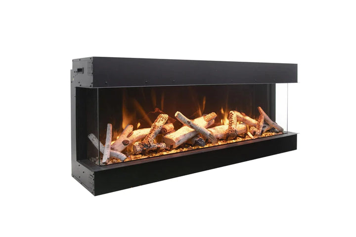 Amantii - Tru View XL Deep Smart Indoor / Outdoor 3 Sided Built-in Electric Fireplace