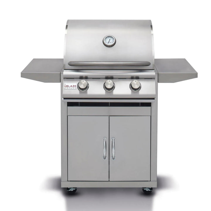 Blaze Freestanding Prelude LBM 25-Inch 3-Burner Gas Grill - BLZ-3LBM-LP/NG