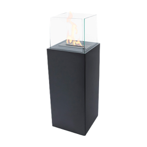 The Bio Flame Torch 2.0 39-inch Tall Free Standing Ethanol Fireplace-column