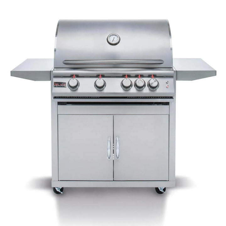 Blaze Freestanding Premium LTE 32-Inch 4-Burner Gas Grill With Rear Infrared Burner & Grill Lights - BLZ-4LTE2-NG/LP