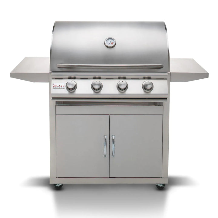 Blaze Freestanding Prelude LBM 32-Inch 4-Burner Gas Grill - BLZ-4LBM-LP/NG