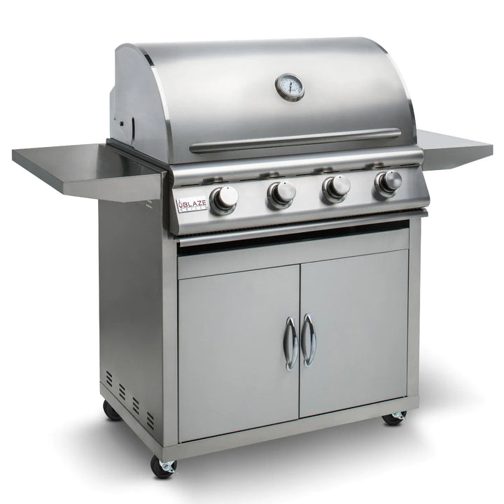 Blaze Freestanding Prelude LBM 32-Inch 4-Burner Gas Grill - BLZ-4LBM-LP/NG