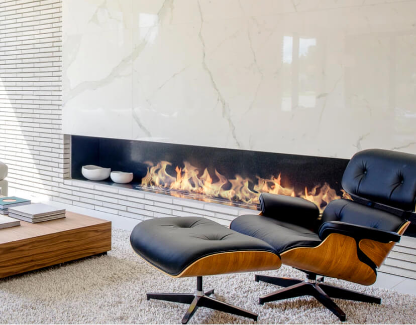 The Bio Flame 60” Burner, Ethanol Fireplace