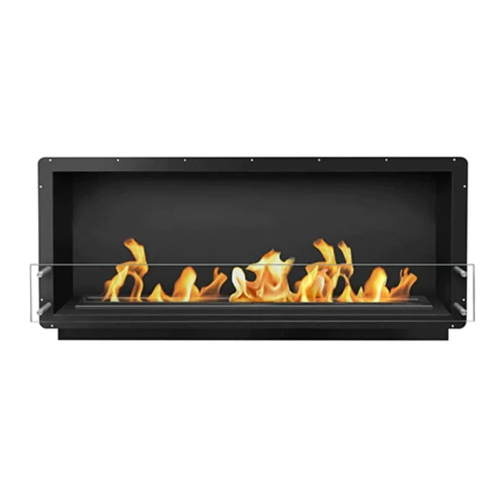 The Bio Flame 60-inch Firebox SS Built-in Ethanol Fireplace