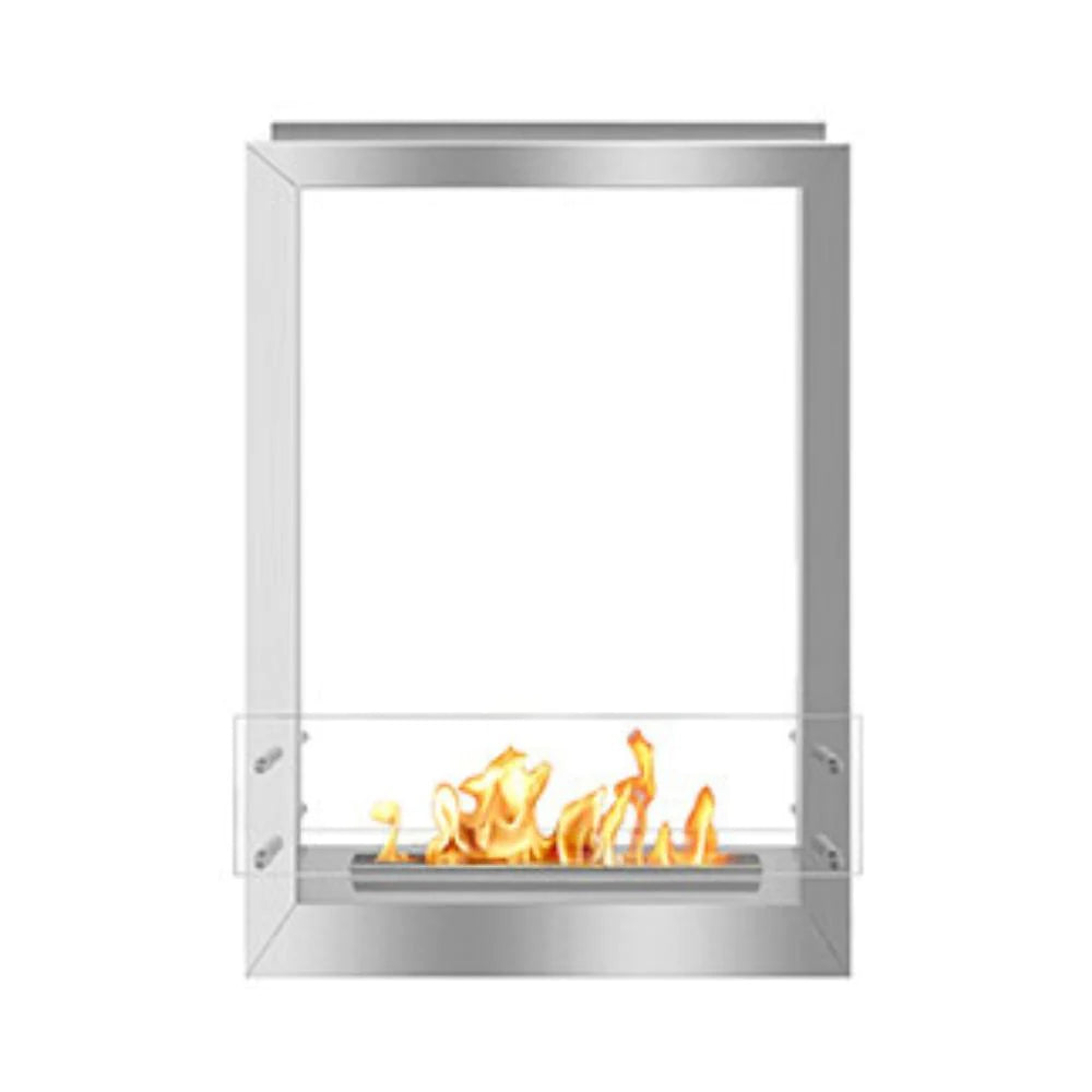 The Bio Flame 24-inch Firebox Ds Built-in See-through Ethanol Fireplace
