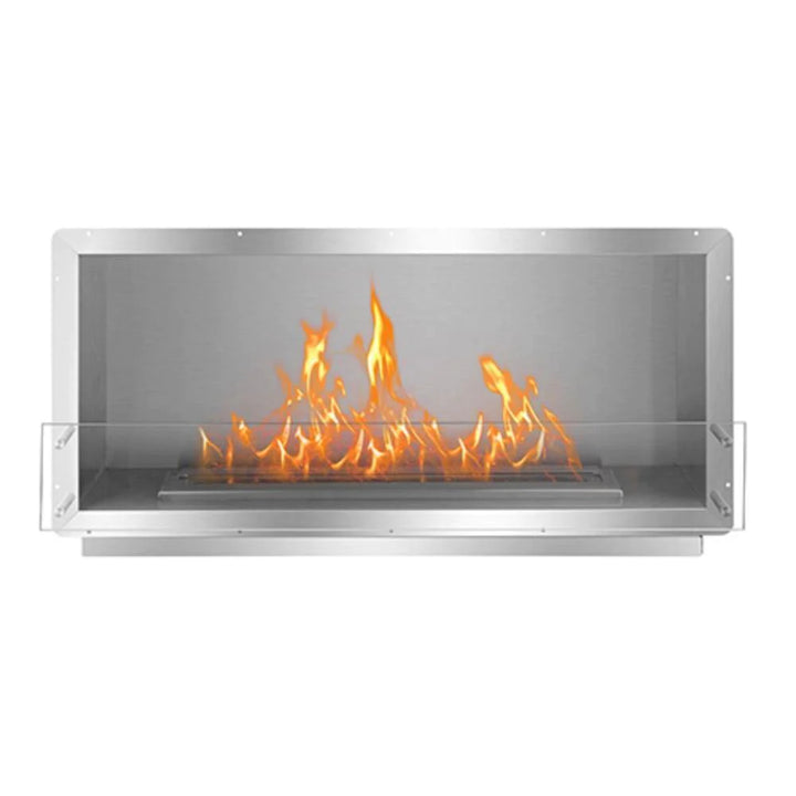 The Bio Flame Xl Firebox SS 53-inch Built-in Ethanol Fireplace