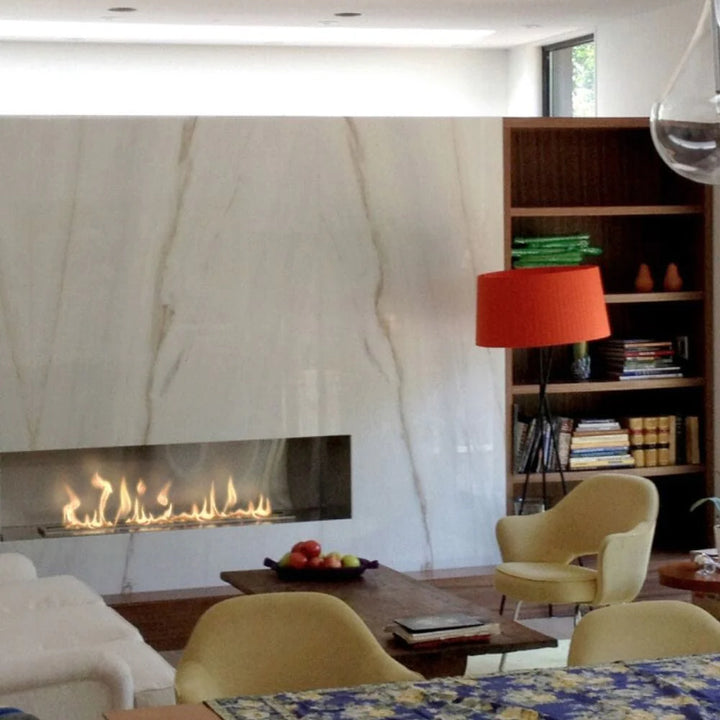 The Bio Flame Xl Firebox DS 53-inch Built-in See-thru Ethanol Fireplace